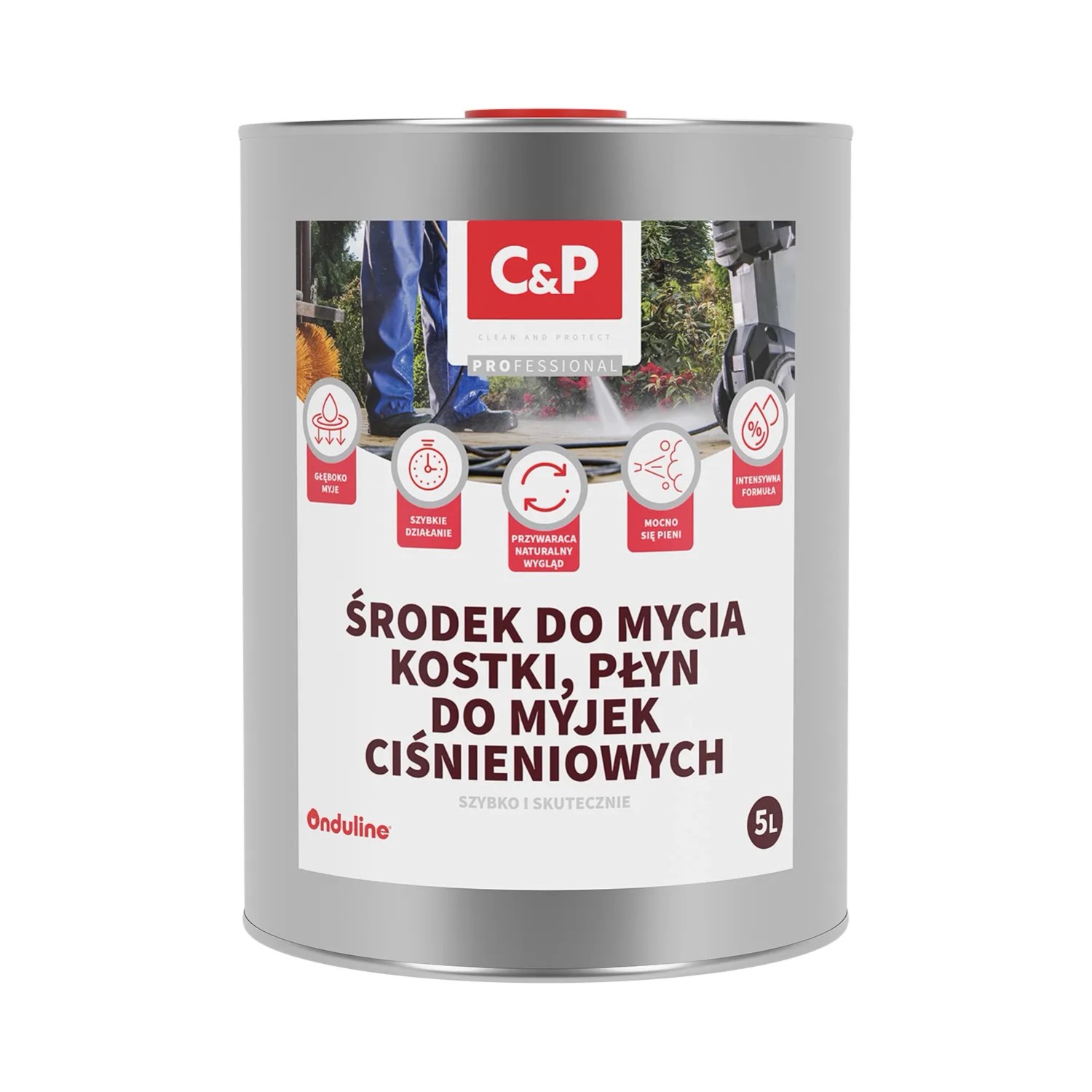 Onduline C&P Środek do mycia kostki, płyndo myjek ciśnieniowych  5l