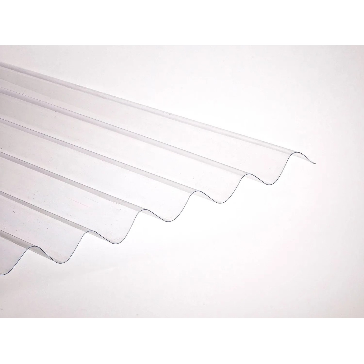 Onduline Płyta dachowa PVC Falsita 76/18 transparentna 0,7 mm 90x250 cm