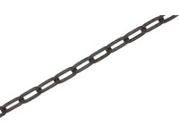 LUX-TOOLS Łańcuch dekoracyjny czarny 4mm 2m