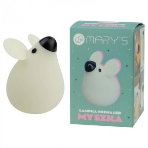 Mary's Lampka nocna LED MYSZKA 3,2W 1800-6500K biała