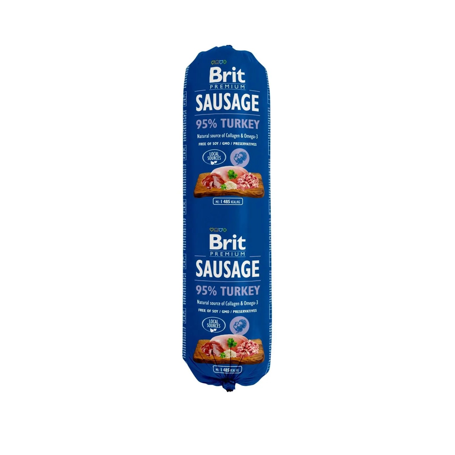Brit Premium by Nature Sausage Mokra karma dla dorosłych psów, z indykiem 800 g