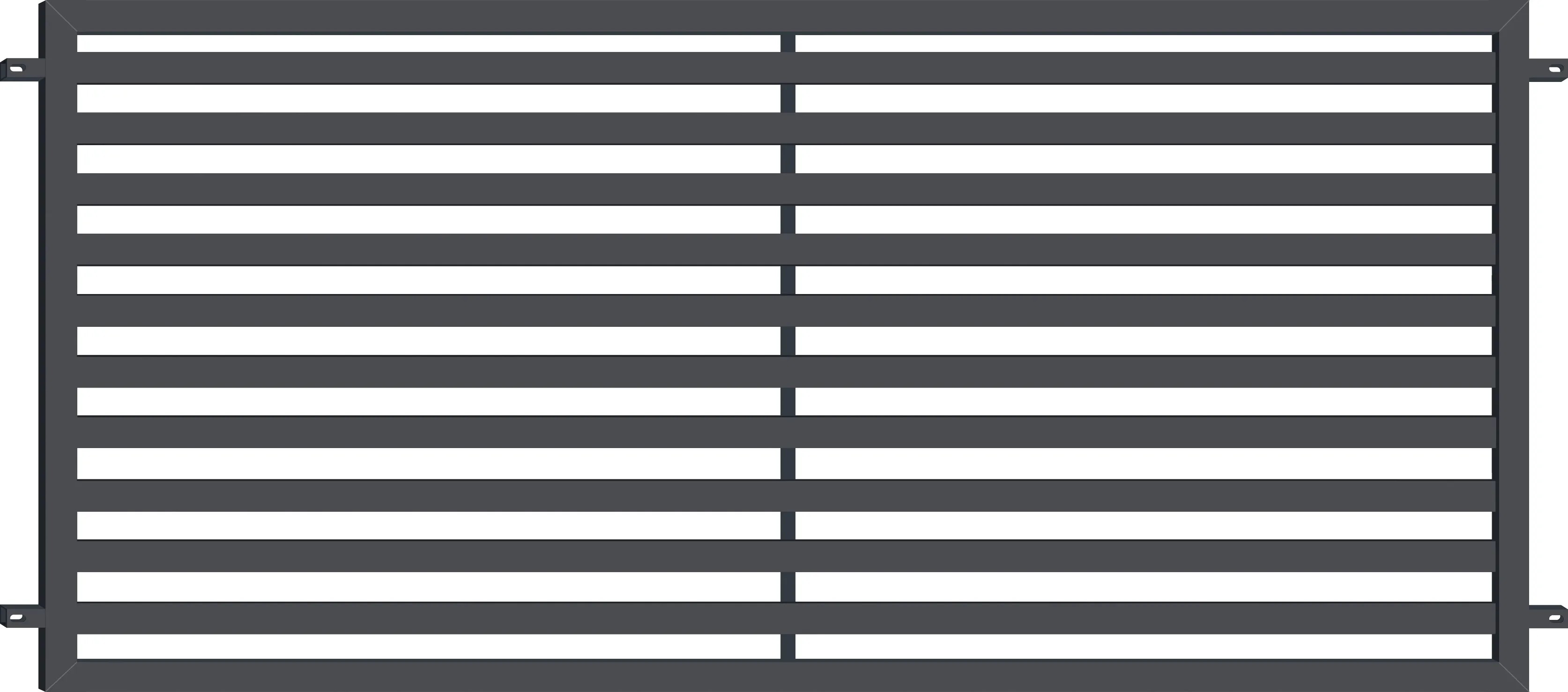 Polargos Przęsło Arizona antracyt mat 200 cm x 90 cm