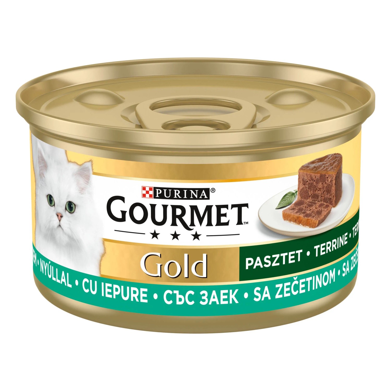 Purina Gourmet Gold Pasztet Mokra karma dla dorosłych kotów, z królikiem 85 g