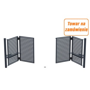 Metalowe elementy ogrodzeniowe t.b.t. do nowoczesnego ogrodu.