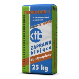 Worek t.b.t. zaprawy klejącej do ociepleń, do styropianu, 25 kg.