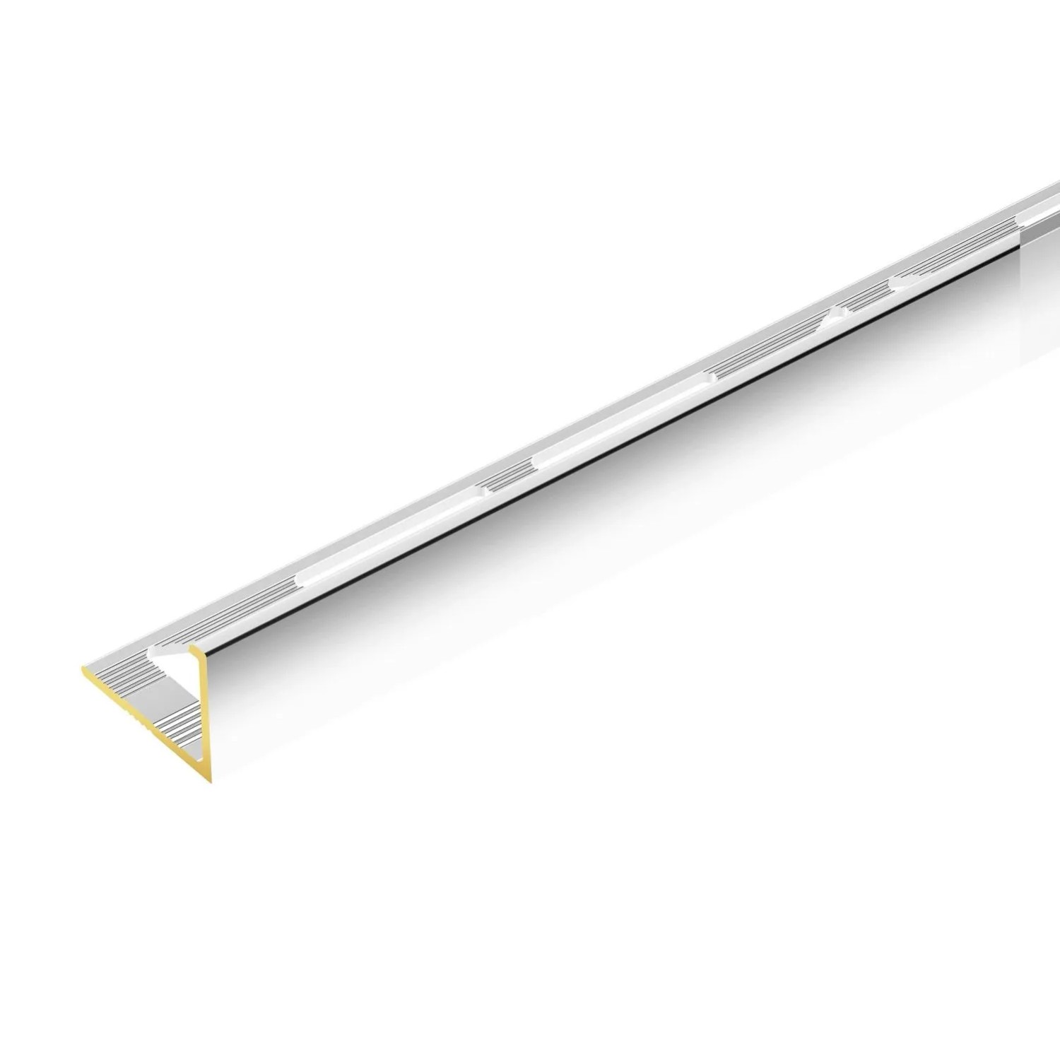 Cezar Profil aluminiowy do glazury Chrom 8x1x2500 mm