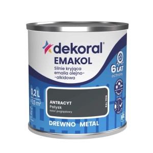 Dekoral Emalia Emakol Strong antracyt 0,2L