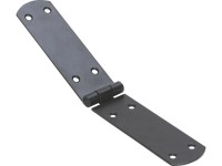 Zawias skrzyniowy zaokrąglony 400x40 mm czarny