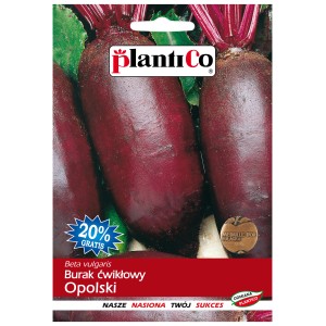 Opakowanie nasion buraka ćwikłowego 'Opolski' od Plantico. Uprawiaj własne warzywa.