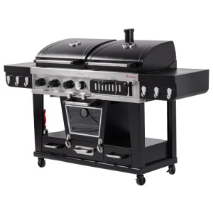 Landmann Grill gazowo-węglowy FALCON 4 z wędzarnią 3-palnikowy 8,79 kW + 1,650 W