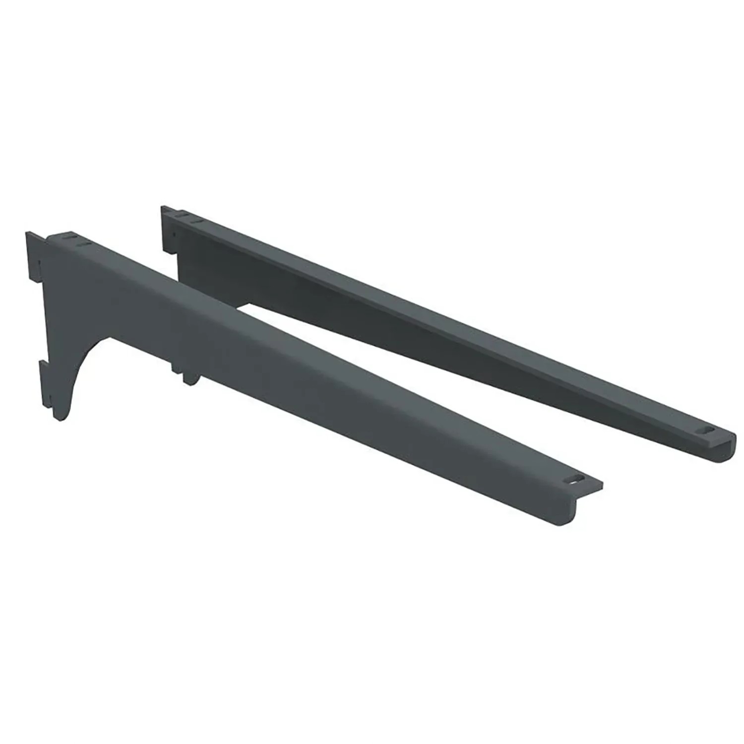 Domax Wspornik kątowy antracytowy pojedynczy para 180 mm