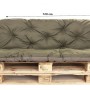 Setgarden Enkel Poduszka na palety 120x60 + 120x40 cm Zielona_3