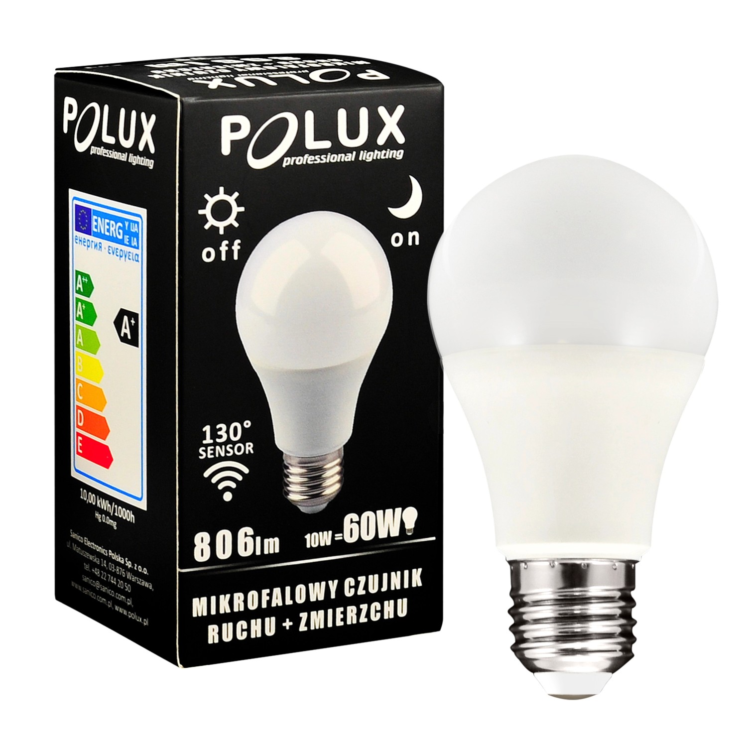 Polux Żarówka LED A 60 8W E 27 kupuj w OBI