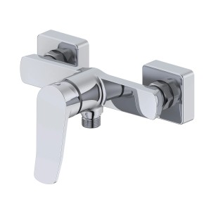 Bateria prysznicowa t.b.t. chromowana, natynkowa.