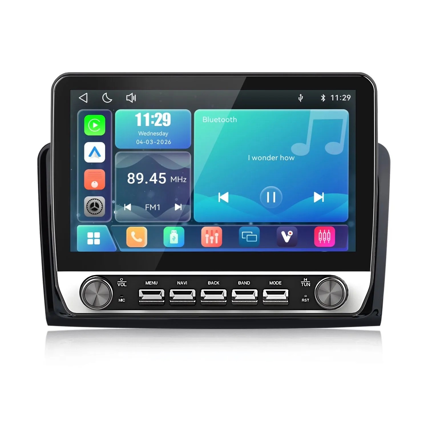 Junsun Radio Samochodowe Do Mercedes-benz Ml-class W164 Linux Mit Tasten + Drehknopf