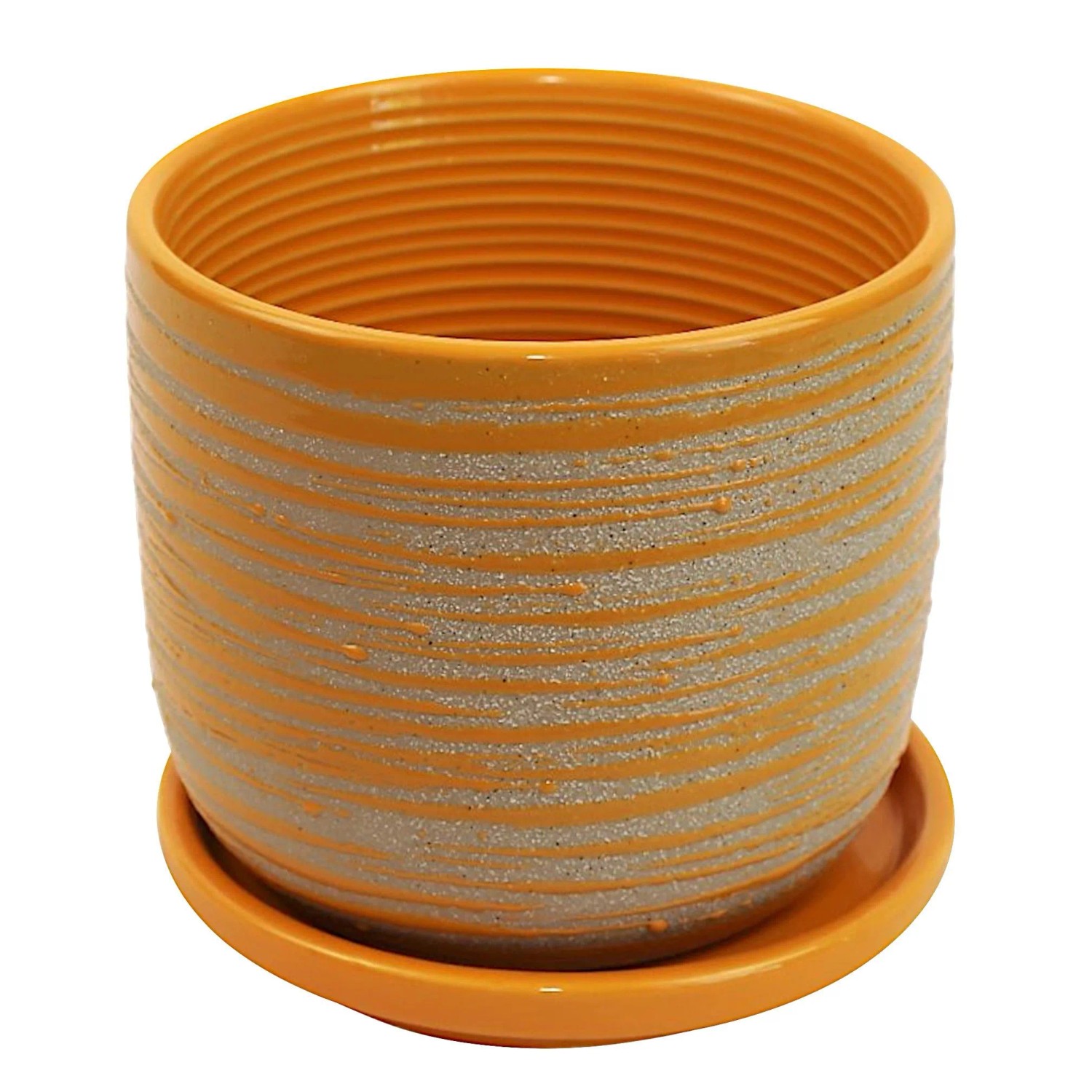 Osłonka żółta z podstawką - 19 cm