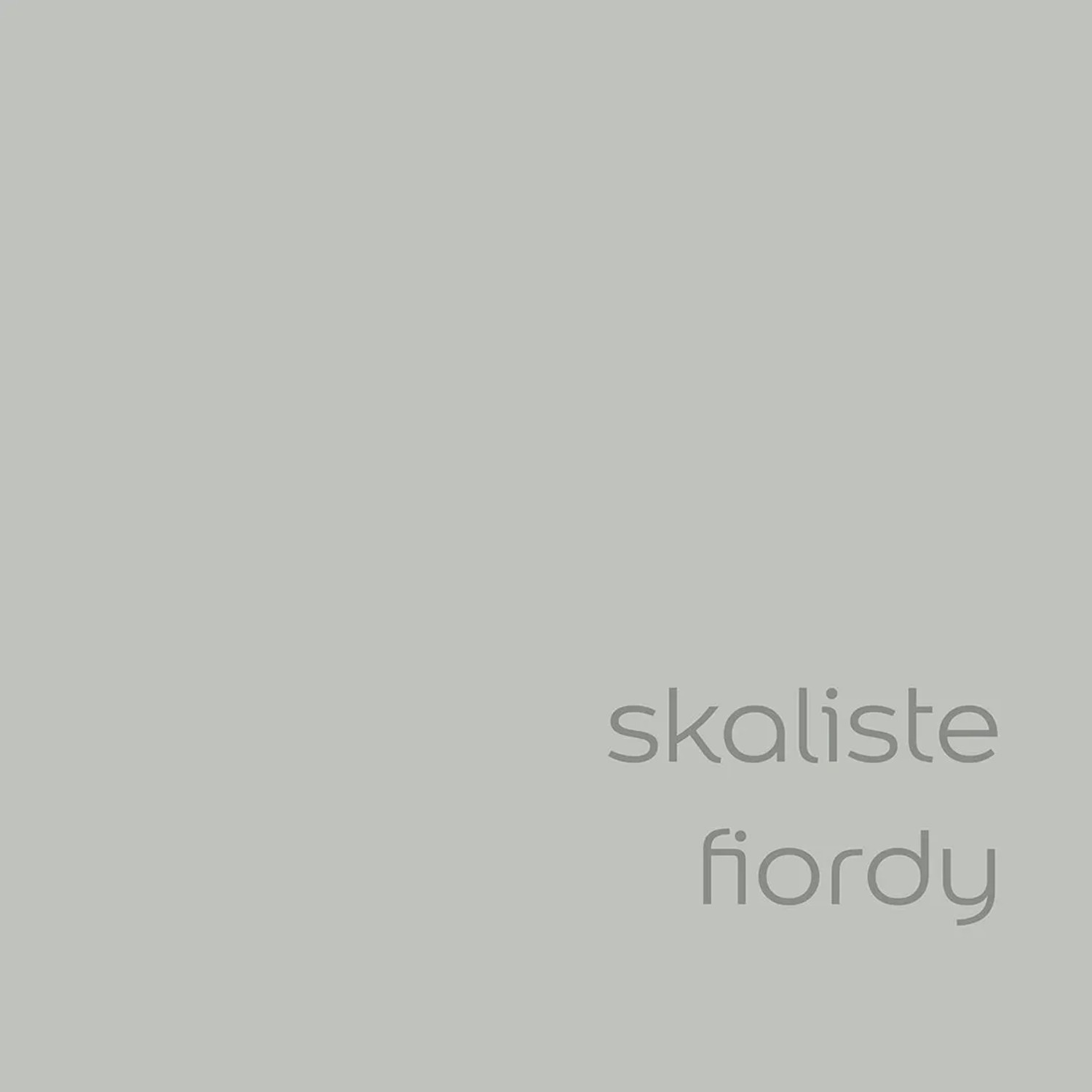 Próbka koloru farby do ścian t.b.t. w jasnoszarym odcieniu.