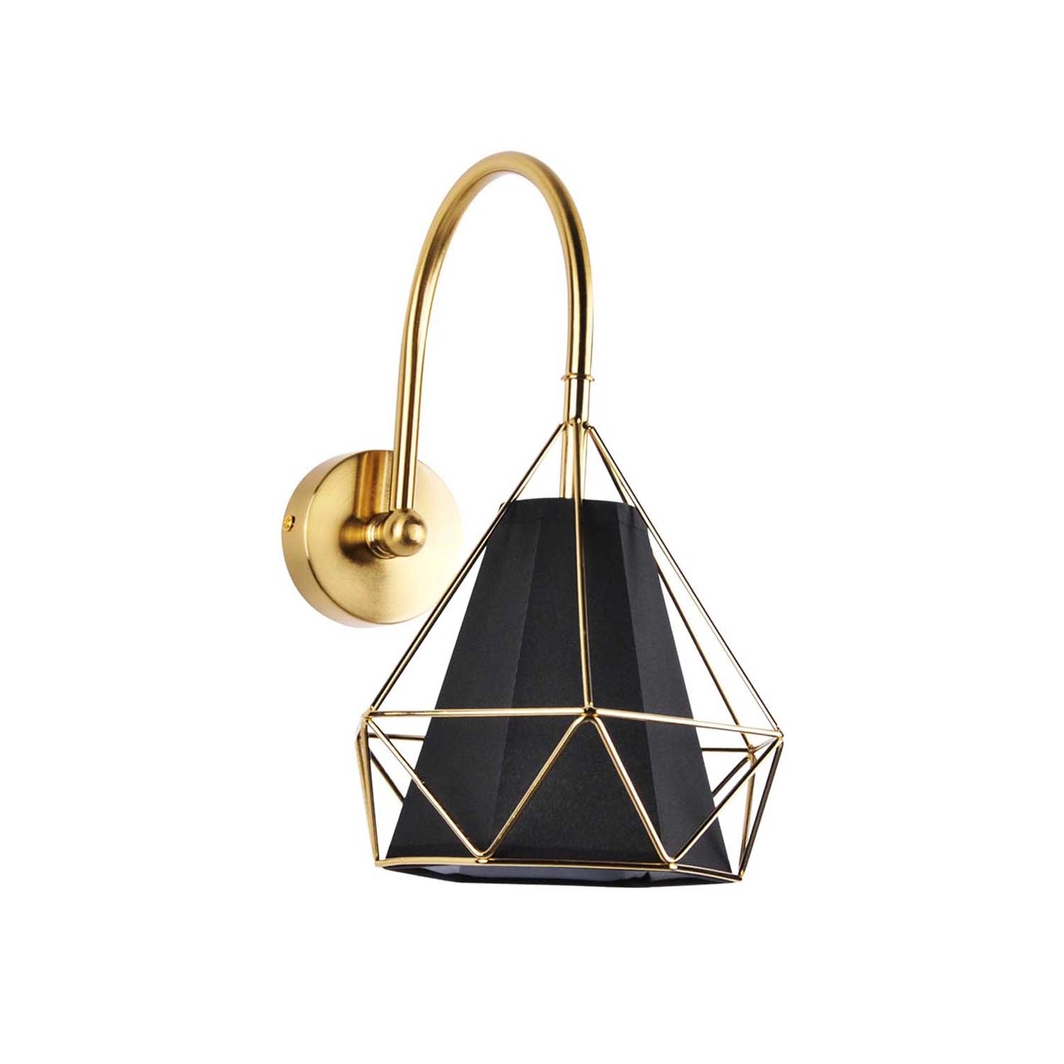 Goldlux Kinkiet HIRA 1xE27 max. 20W LED czarno-złoty