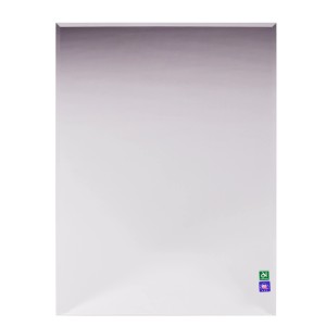 Prostokątne lustro t.b.t. z delikatnym gradientem.