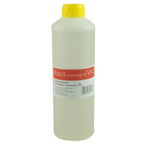 Butelka 4izol Impregnat VIC 1L do akcesoriów kominkowych.
