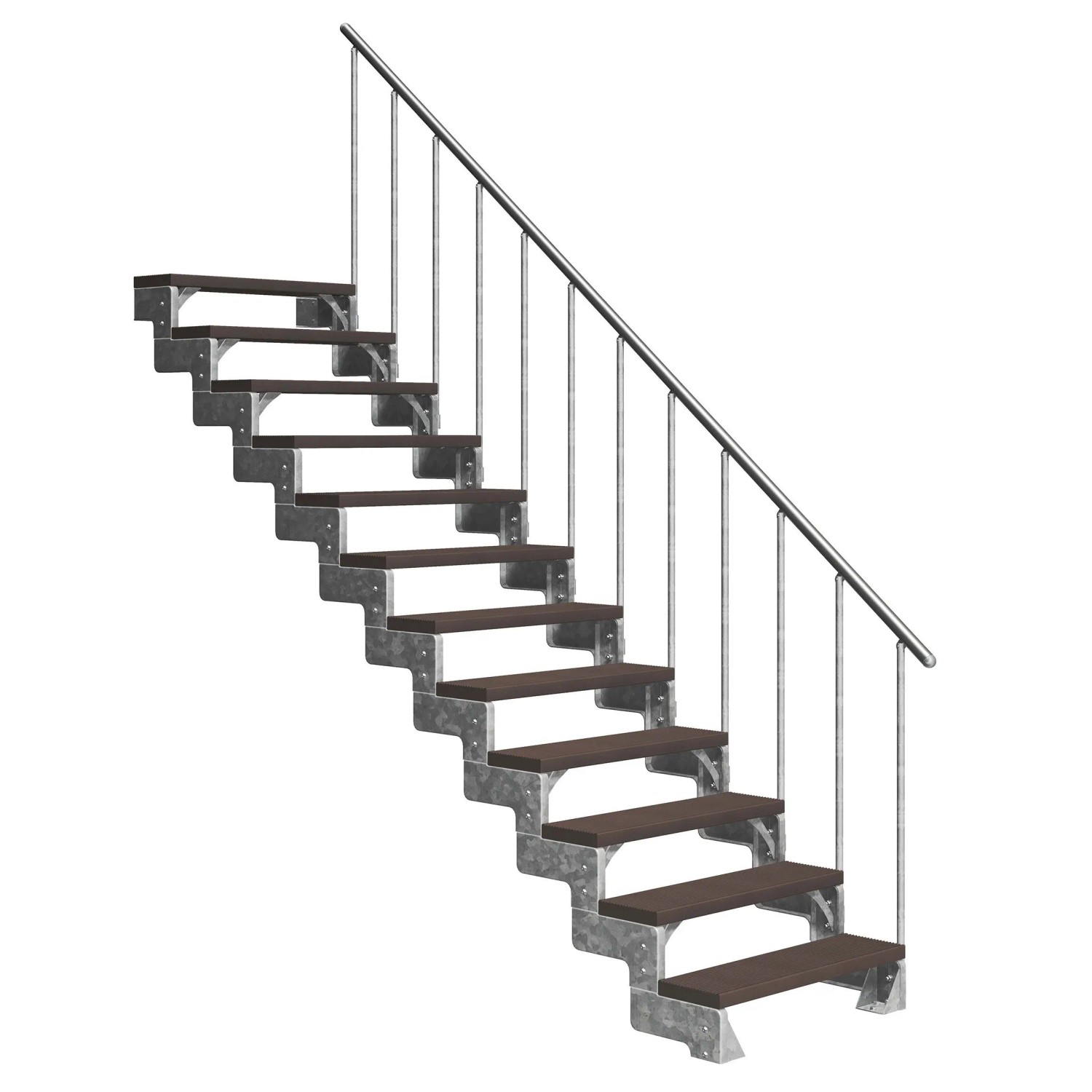 Dolle Schody zewnętrzne Garden Trimax Ciemny brąz 80 cm 12 stopni80 cm