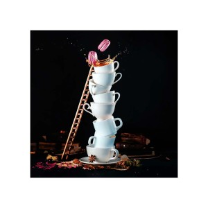 STYLER Obraz Glasspic LADDER GL505 30 x 30 cm