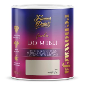 Puszka farby do stołów Forever Paints, len matowy, do mebli.