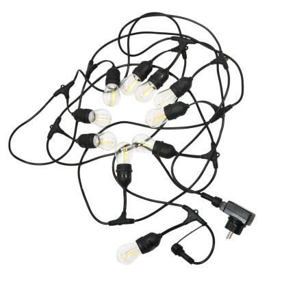 Polux Girlanda ogrodowa Party 10xLED E27 filamentowa 5,6 m