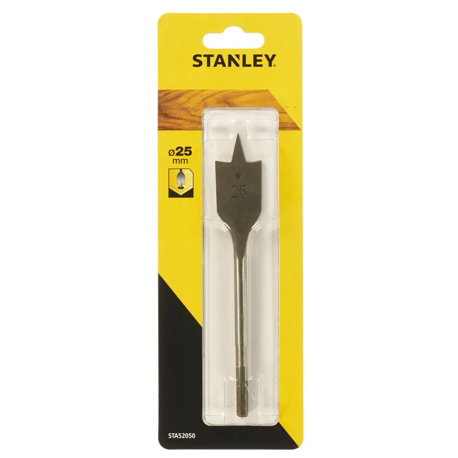 Stanley Wiertło do drewna płaskie 25 x 154 mm