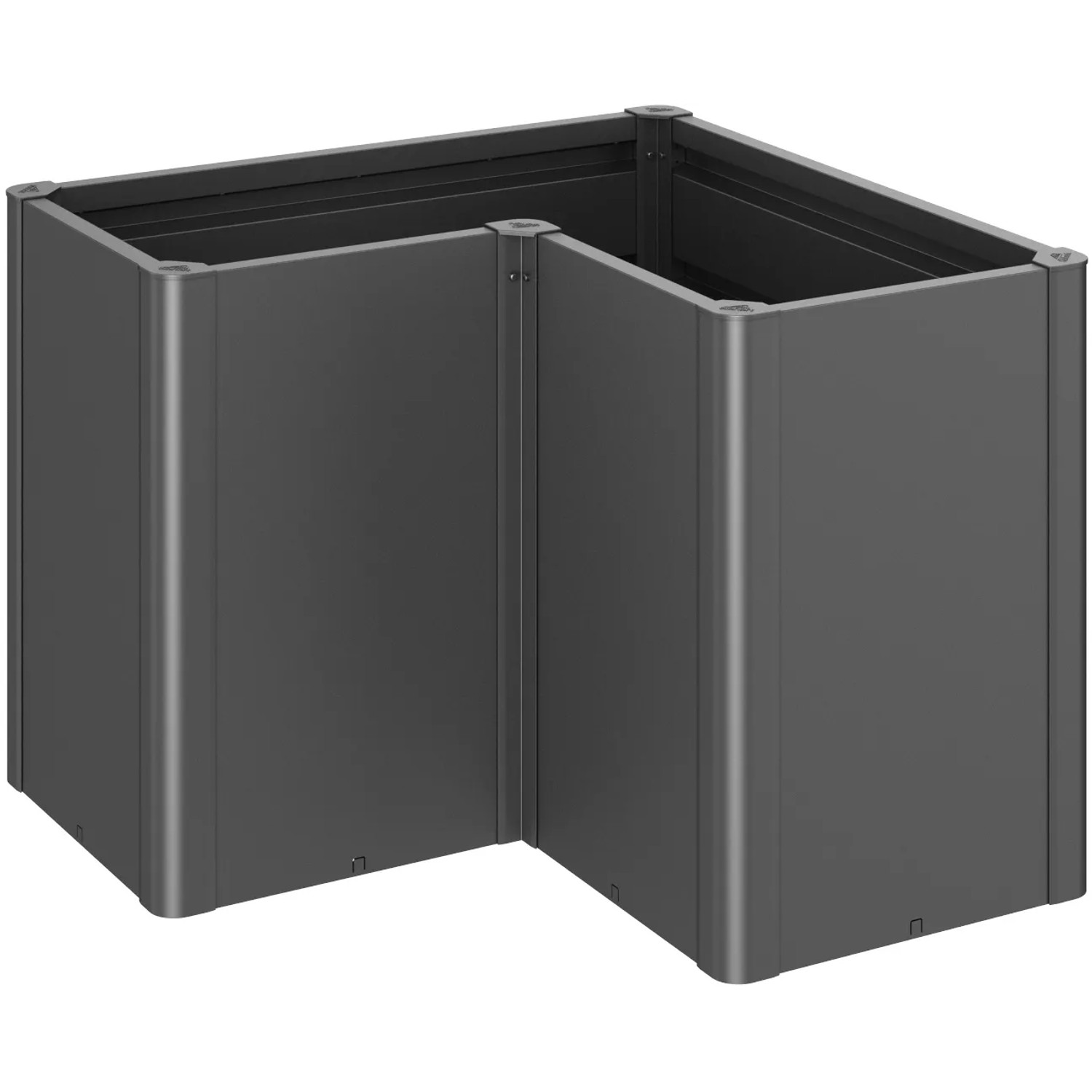 Biohort Kwietnik Belvedere Maxi L100 ciemny-szary metalik - 103,1 x 104 cm