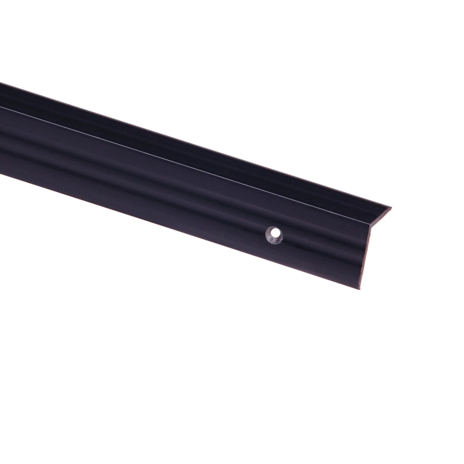 GAH Alberts Profil schodowy PCV czarny 25 mm x 20 mm x 1000 mm