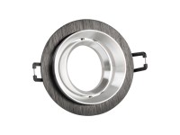 Goldlux Oprawa podtynkowa LIKA R czatno-srebrna okrągła ruchoma Goldlux Oprawa podtynkowa LIKA R czatno-srebrna okrągła ruchoma