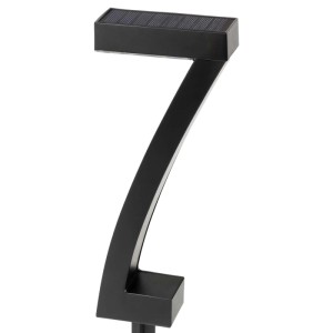 Eko-Light Lampka solarna ZORRO 0,15W 3000K 5lm IP44 wys. 45,5cm czarna