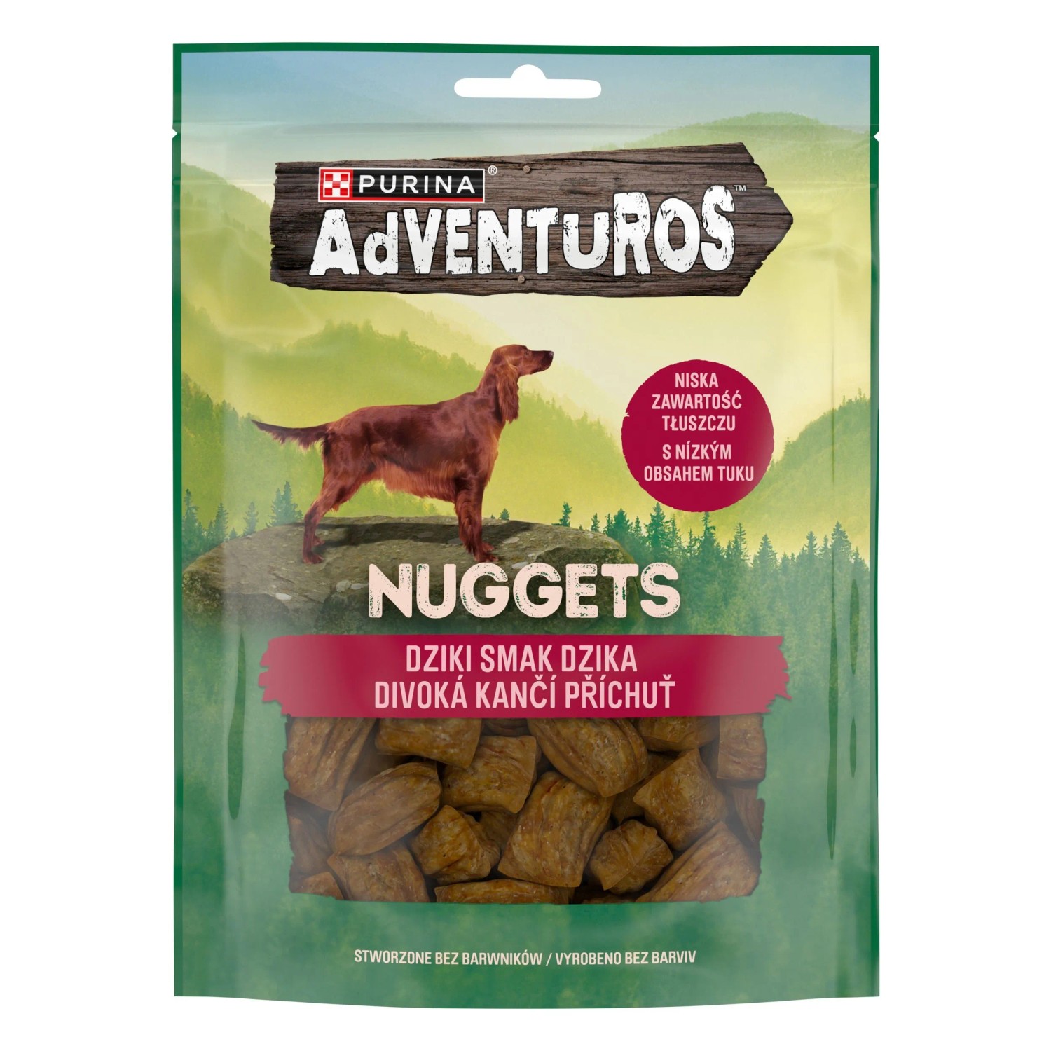 Purina AdVENTuROS Nuggets Przekąski dla psów, dziki smak dzika 90 g