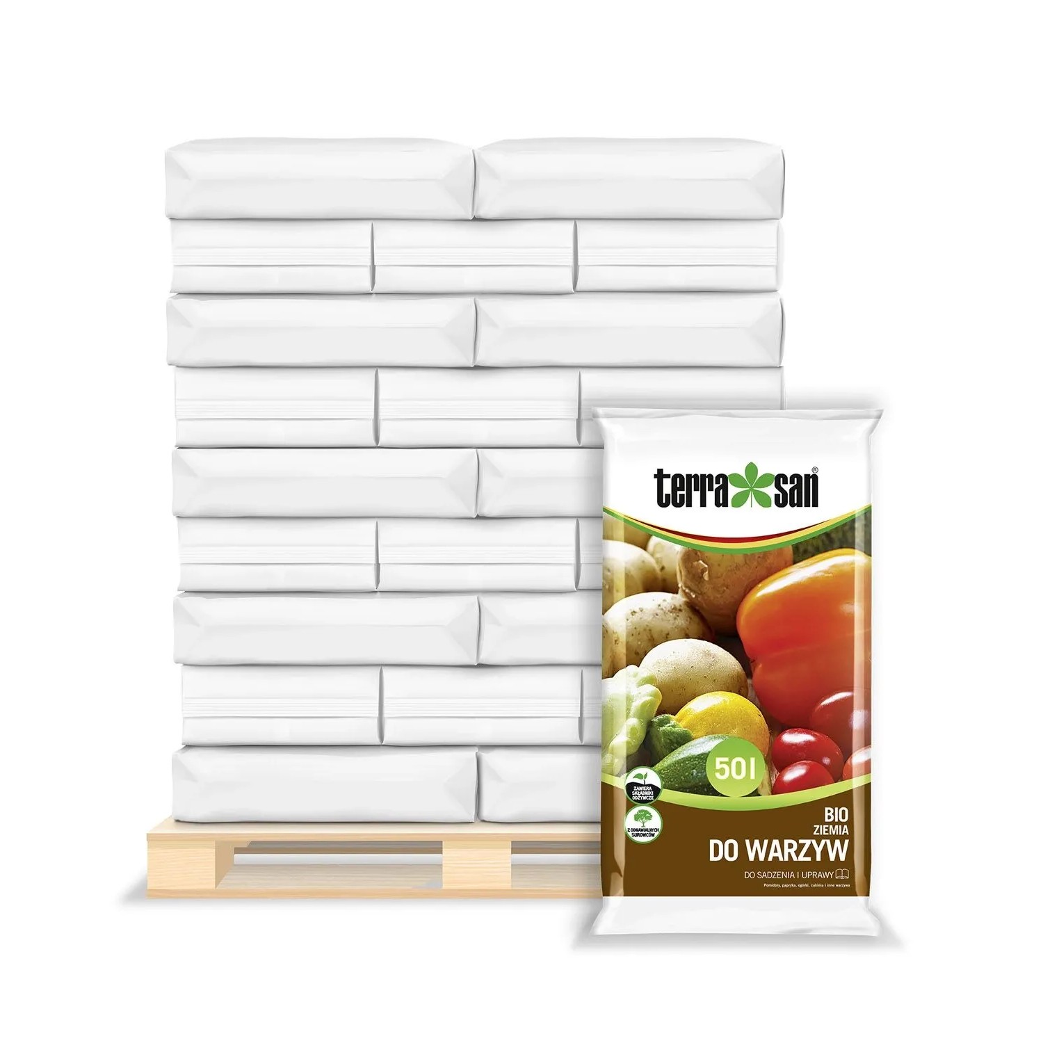 Ziemia do warzyw BIO Terrasan - 48x50 l