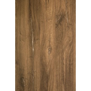 t.b.t. Folia samoprzylepna imitująca drewno w kolorze brązowym i beżowym.