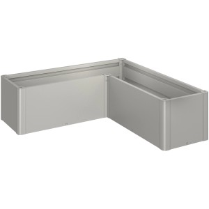 Biohort Belvedere Mini podwyższona grządka, rozmiar L150, kwarcowy szary metalik.