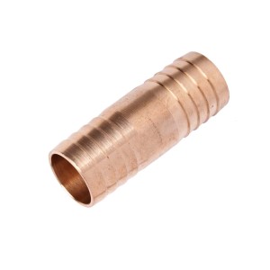 Mosiężny łącznik do węży do rur wodnych.