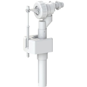 Biała część zamienna t.b.t. do spłuczek natynkowych.