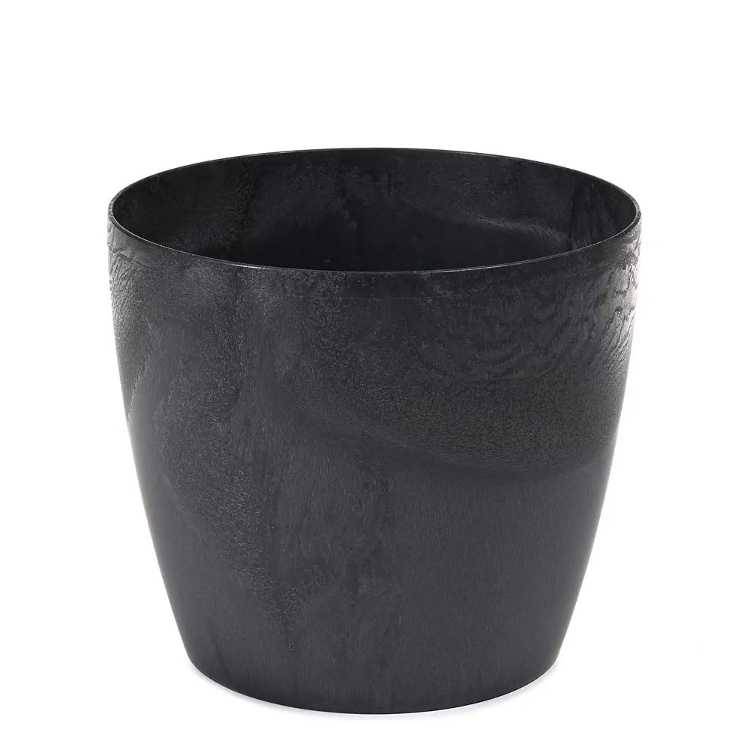 Osłonka Magnolia recycled czarny beton - 30 cm