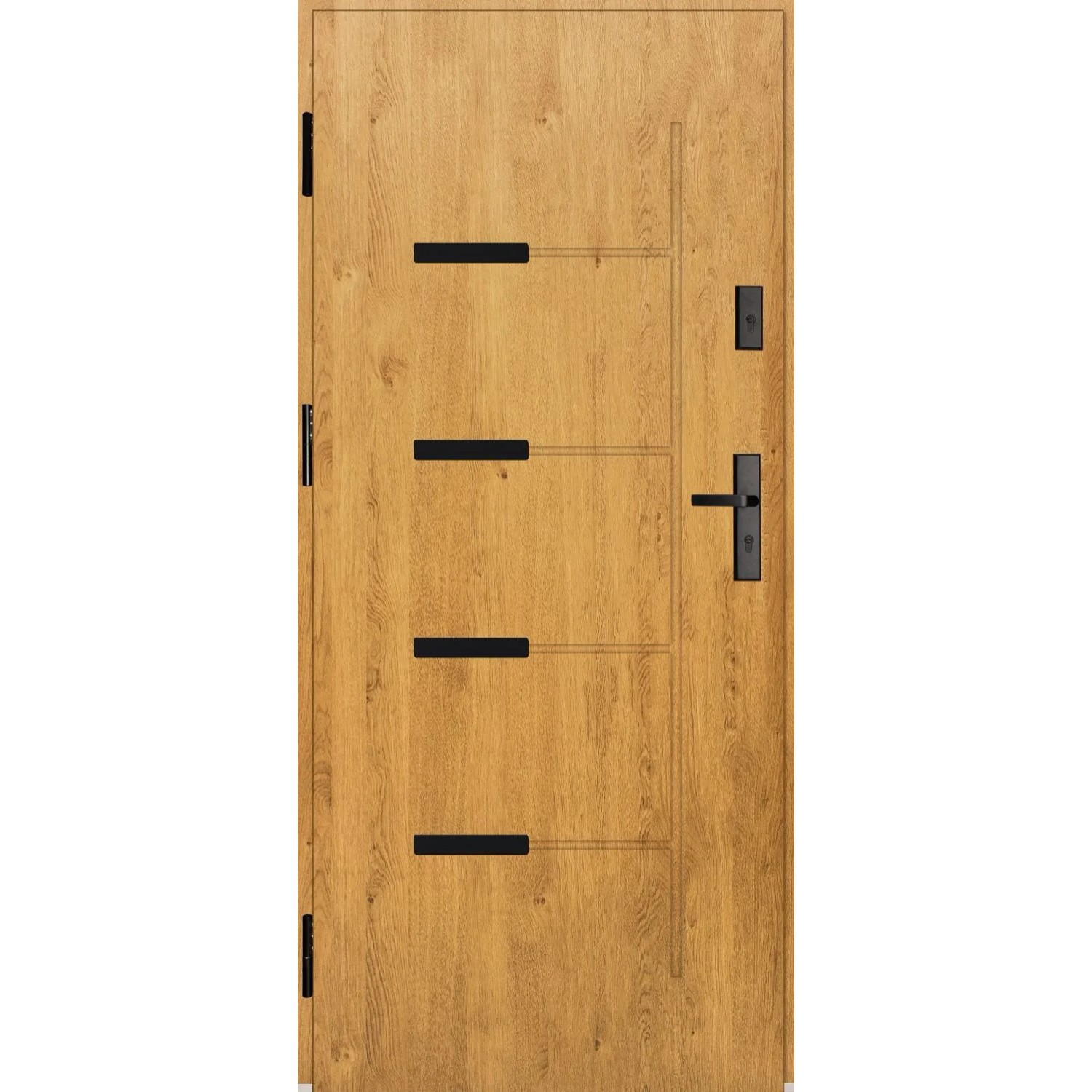 Splendoor Drzwi zewnętrzne Onyks Dąb Winchester 80L otwierane na zewn. 93x208