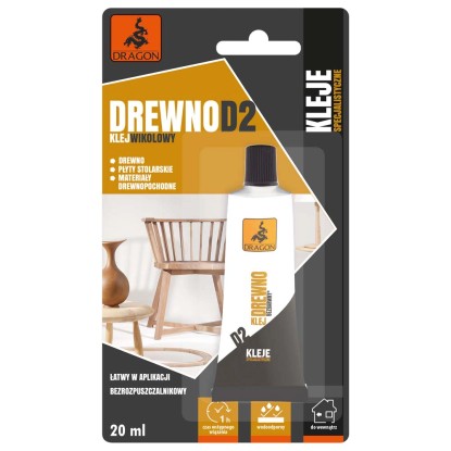 Klej do drewna blister 20 ml