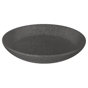 Czarna, okrągła podstawka t.b.t. pod doniczki i rośliny.