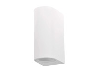 Polux Kinkiet góra/dół BOSTON aluminium okrągły biały 2x10W GU10