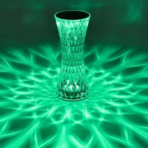 Düwi Lampka stołowa akumulatorowa RGB CRISTAL VASO