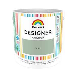 Puszka z farbą do ścian Beckers Designer Colour, odcień Sage.