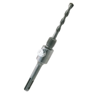 Uchwyt do wiertarki koronowej LUX SDS-Plus z wiertłem centrującym i gwintem M16.
