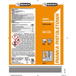 Soudal Piana Boxer gunfoam 700 ml