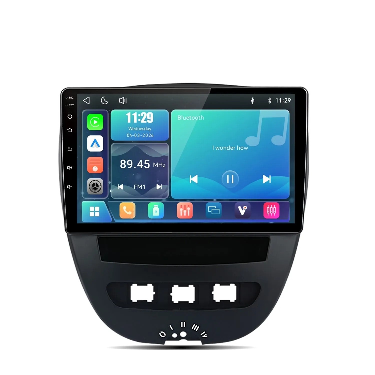 Junsun Radio Samochodowe Do Peugeot 107 2005-2014 Citroen C1 2005-2014 Linux