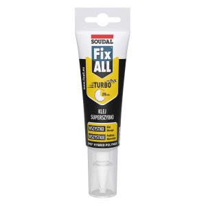 Tuba kleju Soudal Fix ALL Turbo, szybkoschnący.